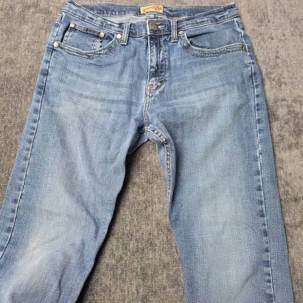 Wrangler 20X Style 44 Jeans Mens 33x32 (33x31) Slim Straight Leg Blue Denim Pant
